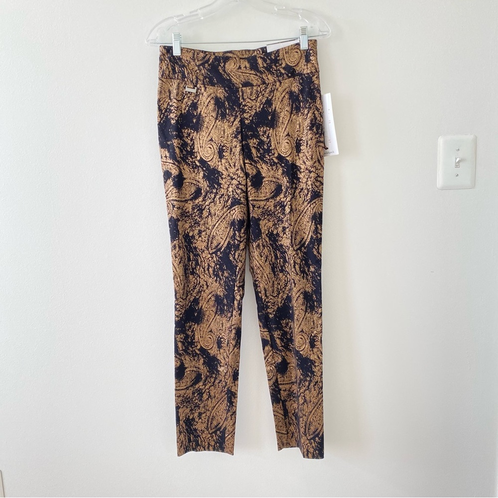 Peck & Peck Women’s Ava Ankle Tummy Control Pull-on Pants